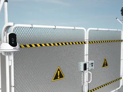 fence 01 Low-poly 3D model