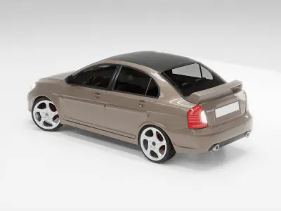 Hyundai Accent Era 3D Model 3D model
