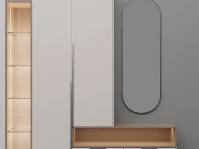 Modern Closet V4 3D model