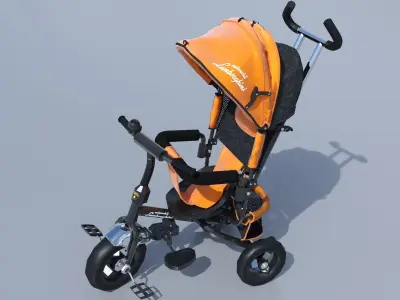 Kids Smart Trike Bike 3D model