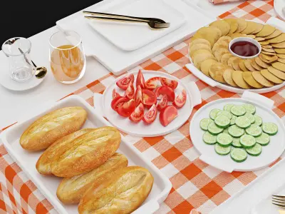 Table Setting 12 3D model