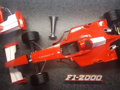 FERRARI F2000 - STL FILES 3D print model