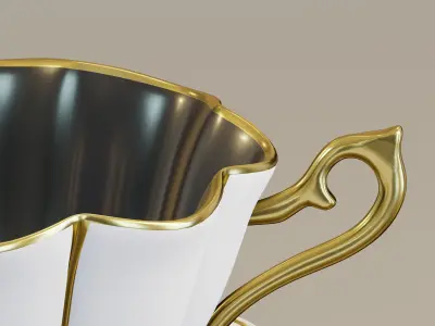 Vintage Royal Cup 3D model