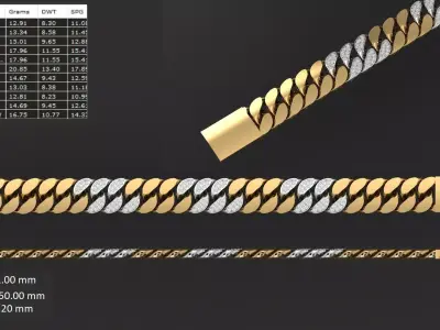 Turkish chain 32 3D print model