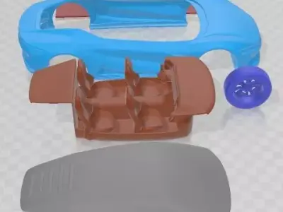 BYD e SEED GT 2019 Printable Car  3D print model