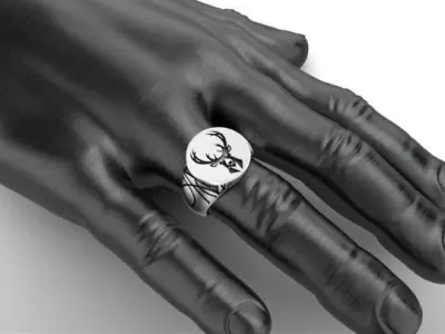 Champion Milwaukee Bucks Ring NBA Championship  3D print model