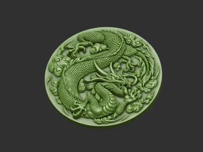Dragon chinese 3D print model
