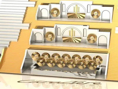 Cascade Pendant Free 3D print model