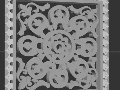 CNC MOEL 3D model