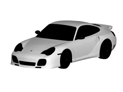 Porsche 911  3D model purchase