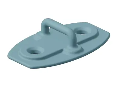 Plastic Car Door Striker Plate Toy 3D model