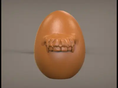 Vampire Egg 3D print model