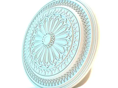 Rosette classic 3D model