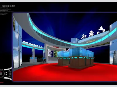 Exhibition - Area - 15X24-3DMAX2009-05 3D model