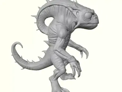 Reptilian Stalker Free 3D print model