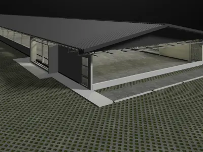 Warehouse space 2206 3D model