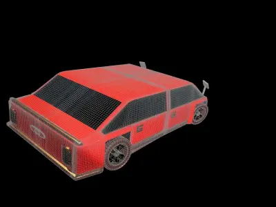 Car3d model for game engine 3D model