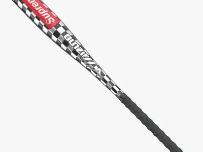 Aluminum Baseball Bat 3D model