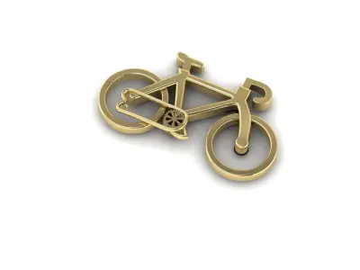 Bike gold  Free 3D model