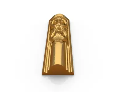 Classic decor ornament carved 35 3D model