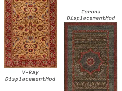 Rugs No 411 Low-poly 3D model