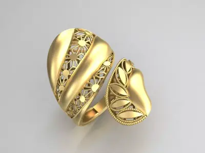 Fusion Ring Light Weight 3D print model