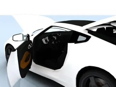 Nissan 370Z Drift 2009 3D model