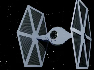 TIE Fighter Free 3D model