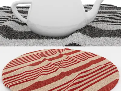Rugs No 233 Low-poly 3D model