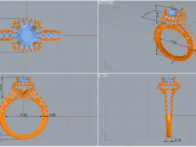 ring code 131 3D print model