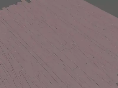 Stylized wooden floor 3D model