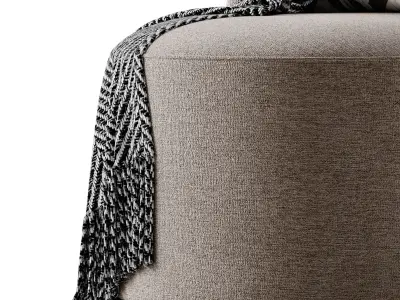 GALAPAGOS UPHOLSTERED ARMCHAIR 3D model