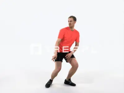 Mistery 08L Football Changing Direction Sports Man Low-poly 3D model