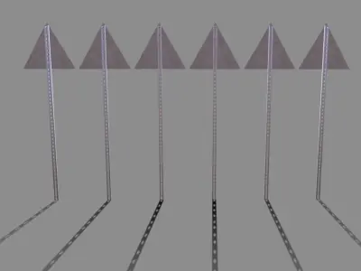 Traffic Signs 3D model