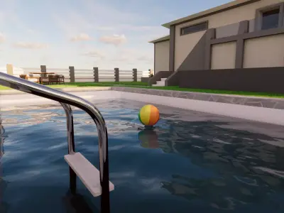 Modern House  3D model get