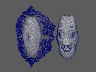 The character design is designed from Thai glass 3D model