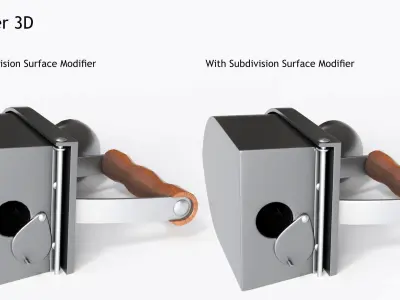 Charcoal Clothes Iron Low-poly 3D model