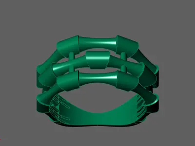 Plain Ring Women Ready STL 3DM Models Womens Rings 3D models 3D print model 31