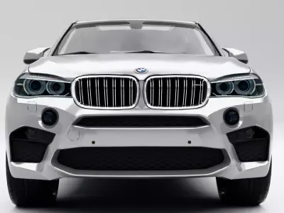 BMW X5 M 2016 Low-poly 3D model