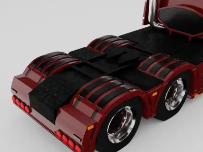 Volvo VT5 Vlastuin Truck 3D model