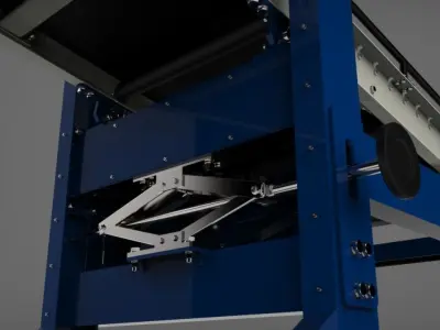 Inclination Loading Conveyor Free 3D model