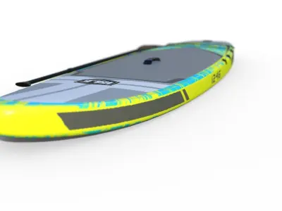 SUP Inflatable Stand Up Paddle Board 3D model 3D model