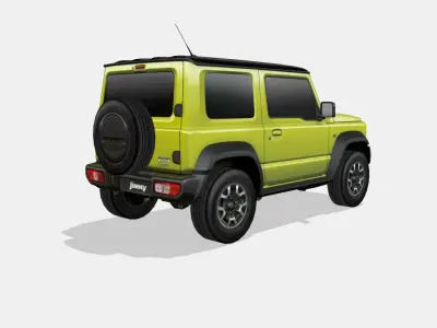 Suzuki Jimny 2019 Low-poly 3D model