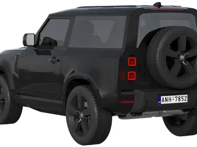 Land Rover Defender 90 V8 2022 3D model