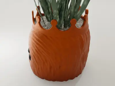 plant pot holder 90 Chewbacca 3D print model