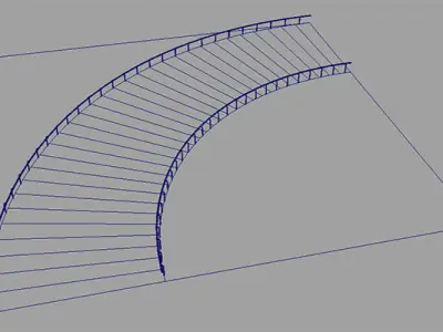 Racecourse Construction Kit Low-poly 3D model