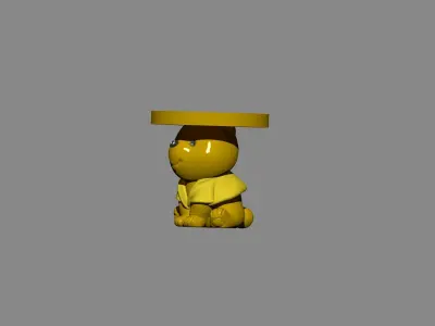 Cute Teddy Bear 3D print model