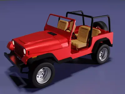 Jeep CJ-7 1980 3D model