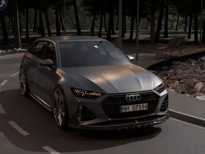 audi car  3D model