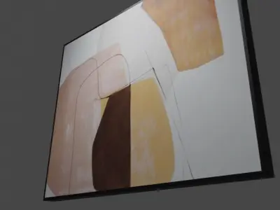 Liang and Eimil Persian Wall Art 3D model